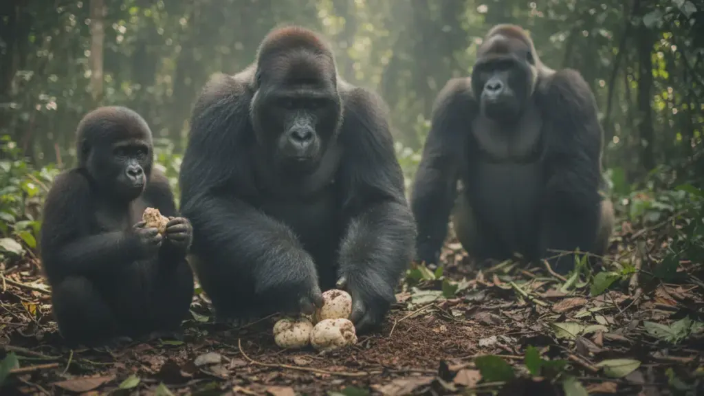 Gorilla’s uit Congo hebben hun eigen ‘keuken’. Hun smaakvoorkeuren verbaasden onderzoekers
