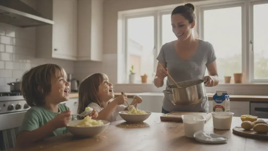 Waarom kinderen dol zijn op puree als mama de room vervangt door yoghurt